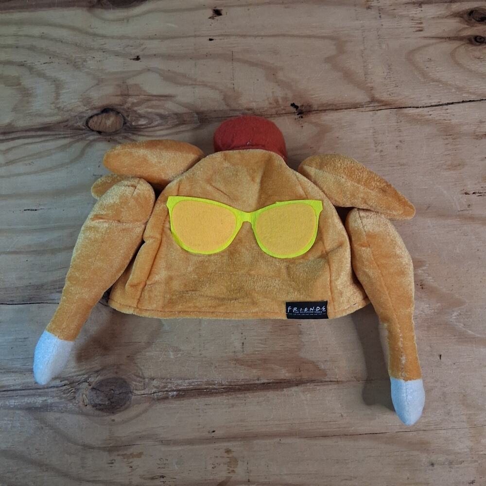 Friends Turkey Hat Novelty Felt Hat Funny Thanksgiving Monica Chandler